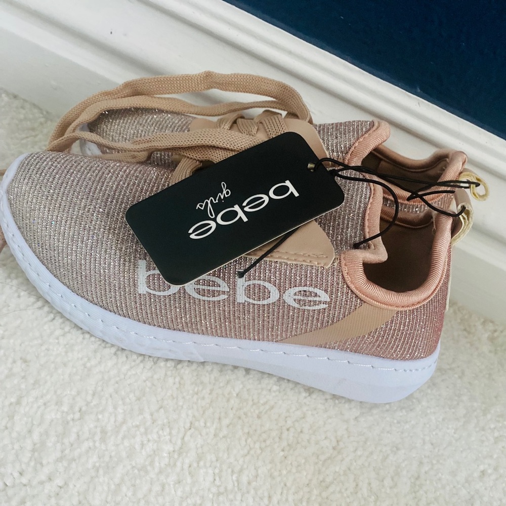 NWT BEBE Glitter Sneakers!